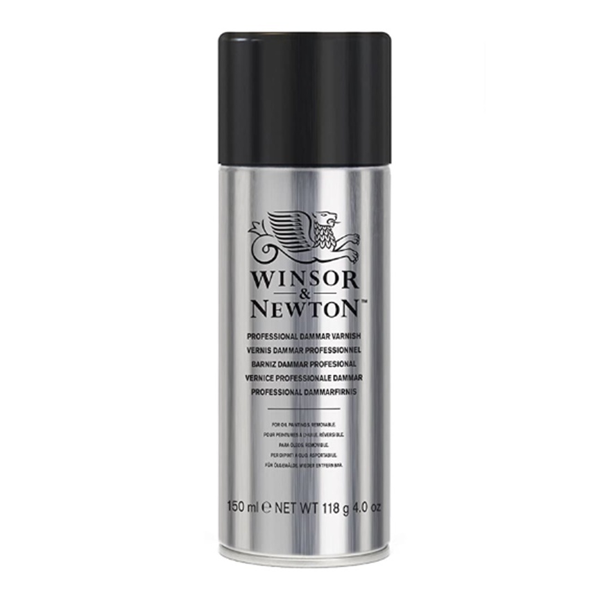 Fixador Verniz Spray Winsor & Newton Tinta Óleo Acrílica 150ml