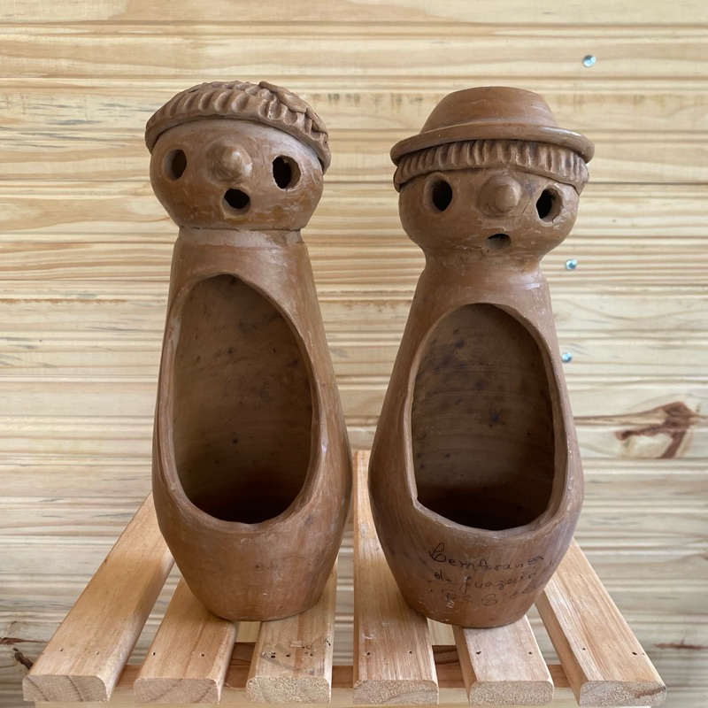 Porta vaso e vela de Juazeiro