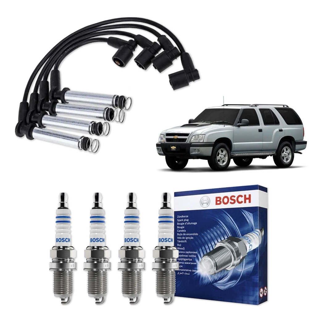 Kit Cabo E Vela de Ignição Original Bosch Blazer Celta Classic Prisma Corsa S10 1.0 e 2.4 8V em Oferta na Shopee
