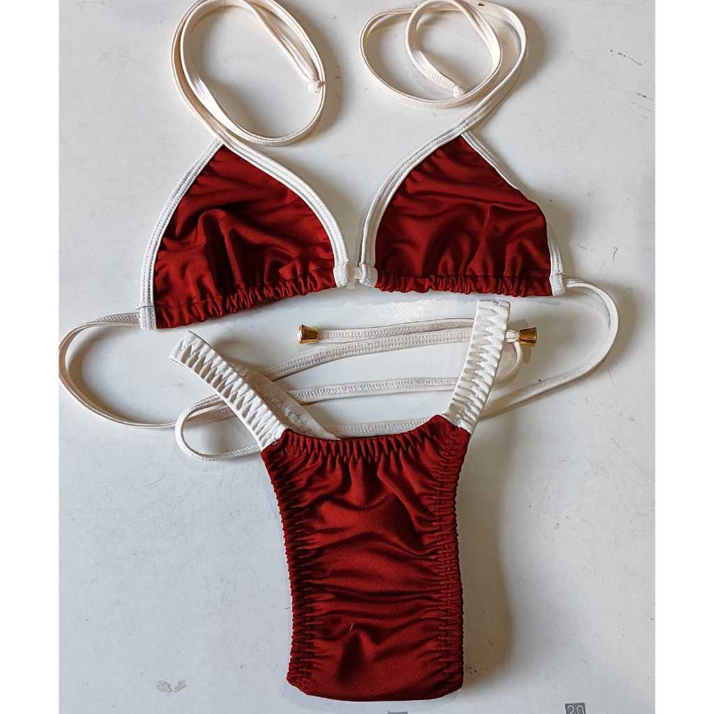 biquíni para mulheres trans o conjunto r$ 77,99 em Oferta na Shopee