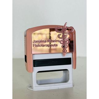 Carimbo com Placa espelhada - Diversas Profissões e Modelos - PASSAR OS DADOS IMEDIATAMENTE em Oferta na Shopee