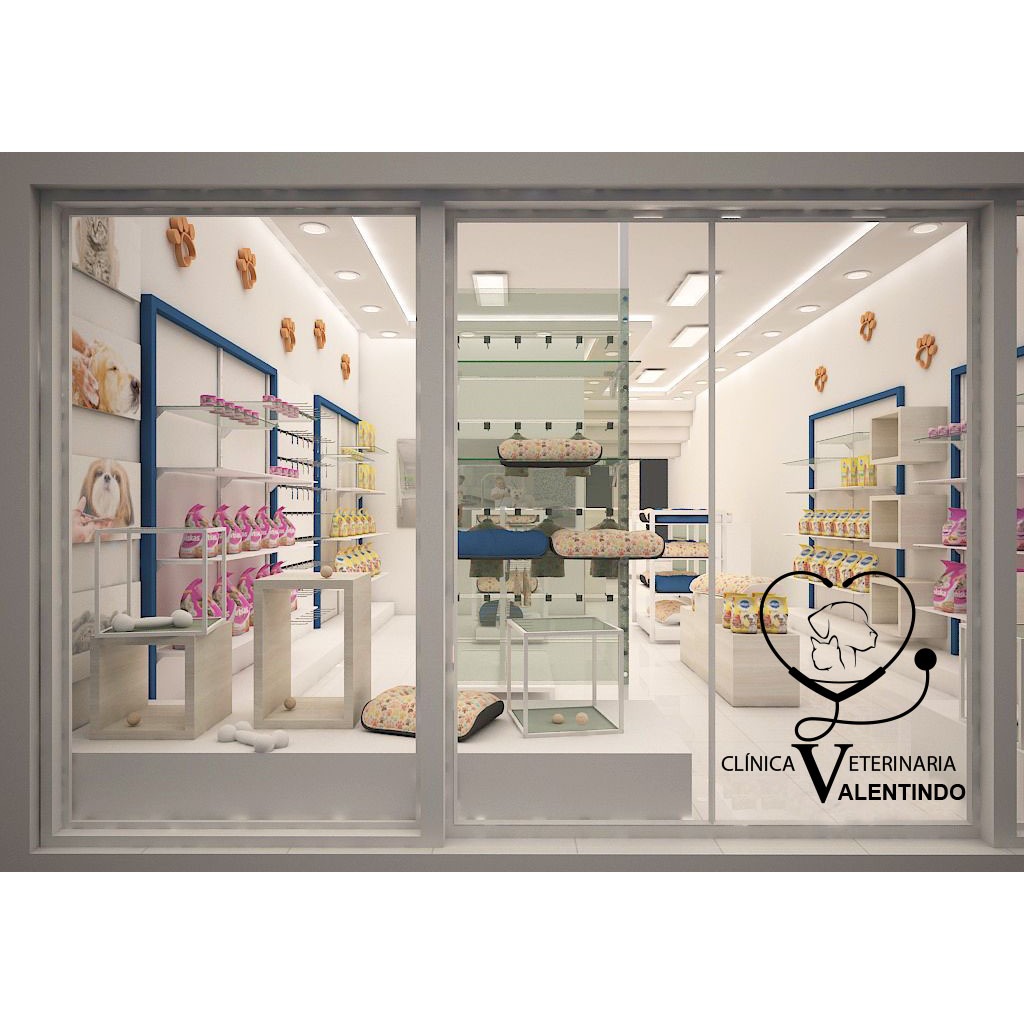 Adesivo Pet Shop Clinica Veterinária barato vet pet decoração clínica