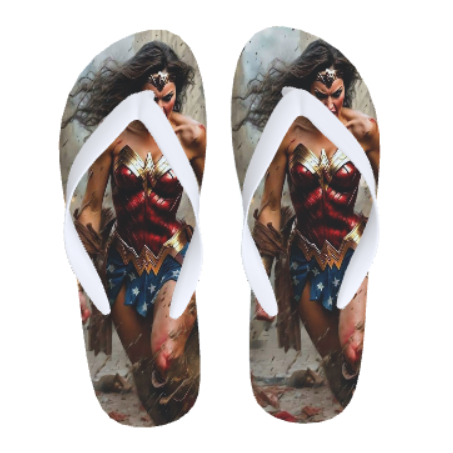 Sandália Chinelo Mulher Maravilha Personalizado