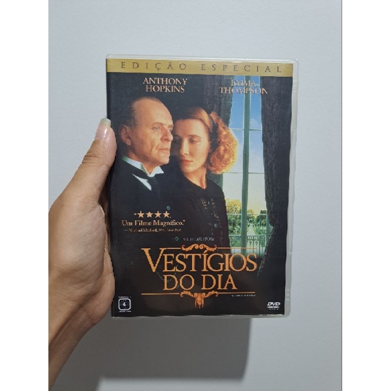 DVD Vestígios do Dia 1993, Anthony Hopkins & Emma Thompson Dublado Usado Original