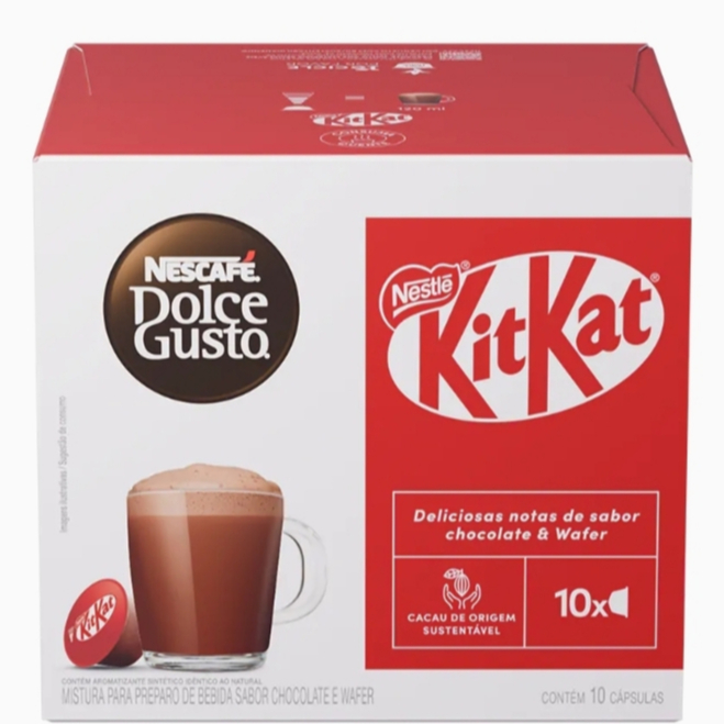 Detalhes do Dolce Gusto ALPINO INTENSO KIT KAT NESQUIK GALAK 40 Cápsulas de Café Nescafé®