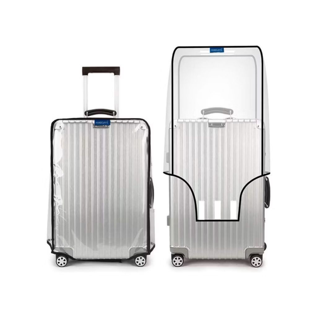 Imagem Capa De Mala Transparente Em Pvc À Prova D'água, Protetor De Viagem Para Malas
