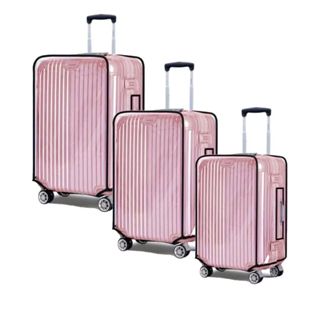 Kit 2 Capa De Mala Transparente Em Pvc À Prova D