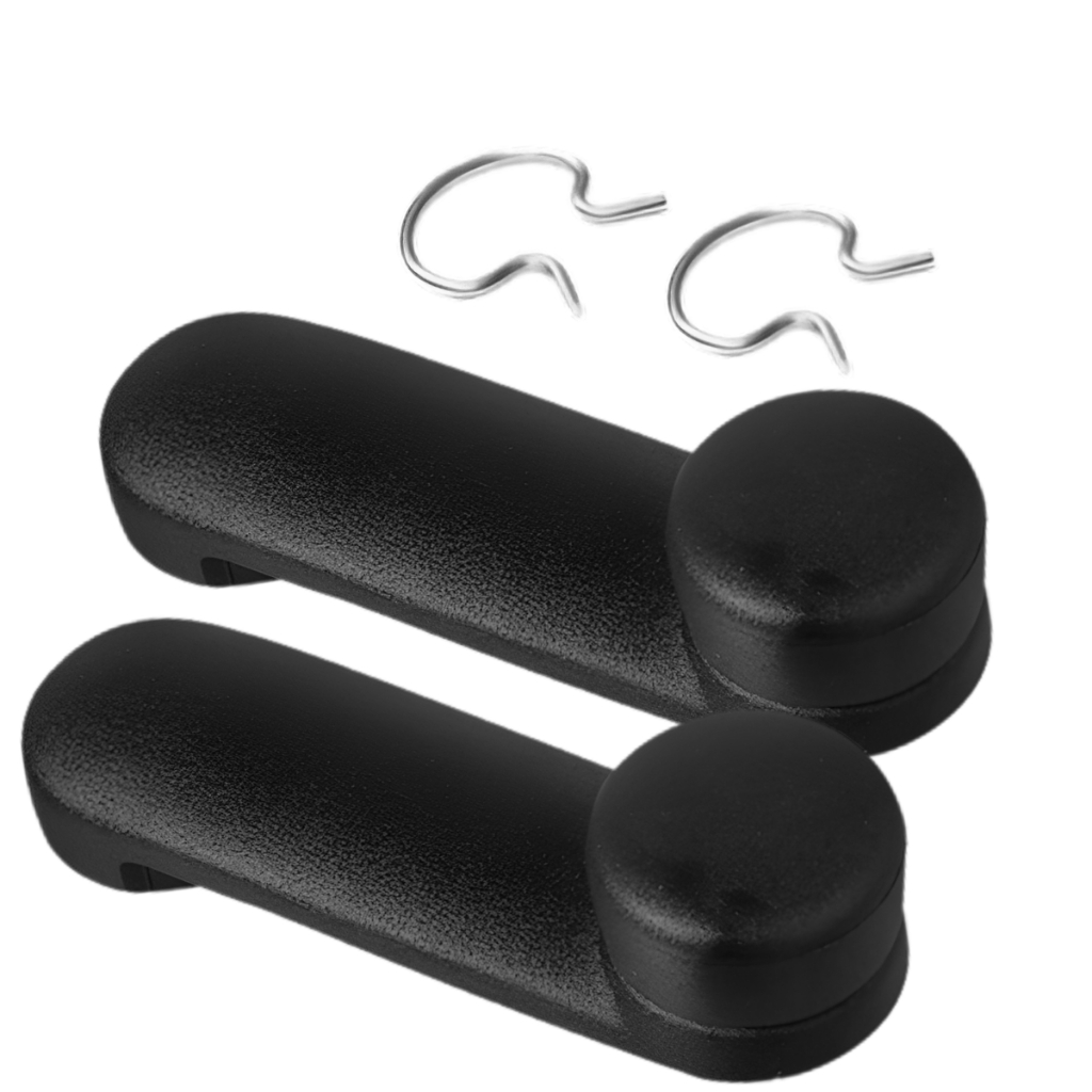 Par Manivela De Vidro Corsa Wind Classic Celta Prisma Agile Montana Metal Preto Com Grampo Trava em Oferta na Shopee