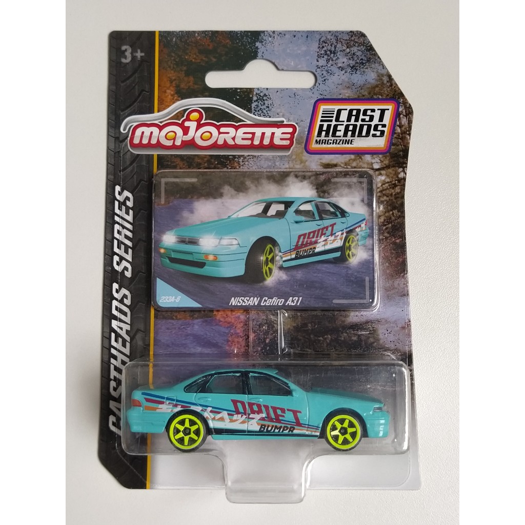 Miniatura Nissan Cefiro A31 1:64 Majorette Castheads Series