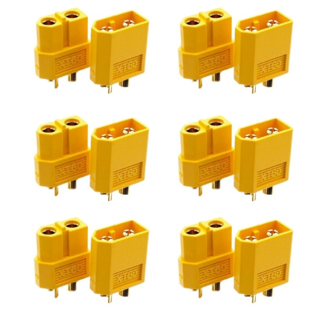 9572 - Plug Conector Xt60 Macho/Fêmea (par)