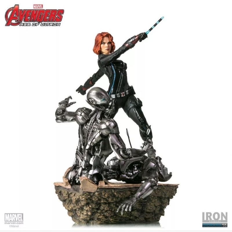 Estátua Iron Studios 1/6 Black widow A era de Ultron