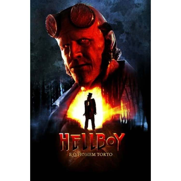 Dvd Hellboy e o Homem Torto Dublado e Legendado