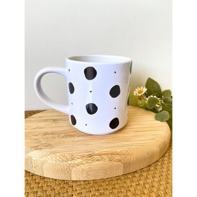 Caneca Poá, Caneca Bolinhas, Caneca Cerâmica 320ml