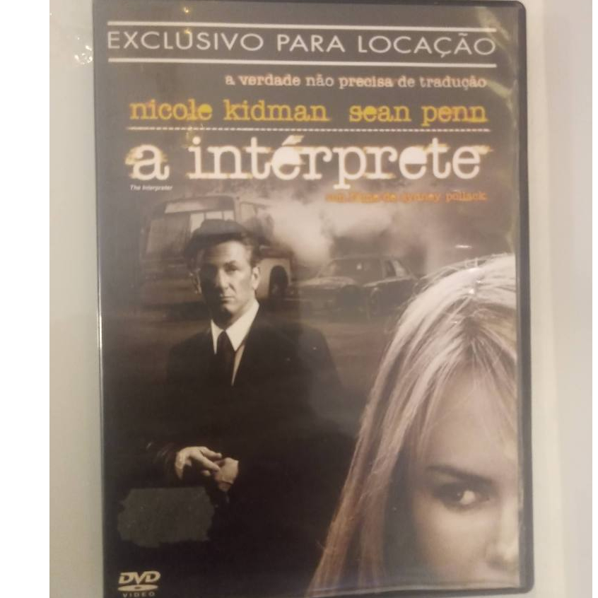 A interprete - dvd - nicole kidman - sean penn - de locadora