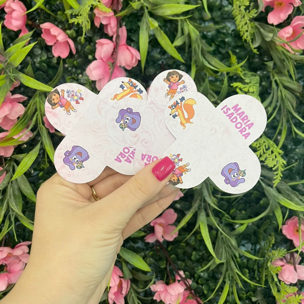 Forminha para Doces Dora Aventureira - Forminhas para Docinhos Personalizadas Dora Aventureira