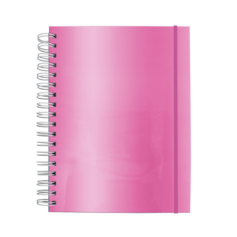 Caderno Smart Universitário 10 Matérias Vision Rosa DAC