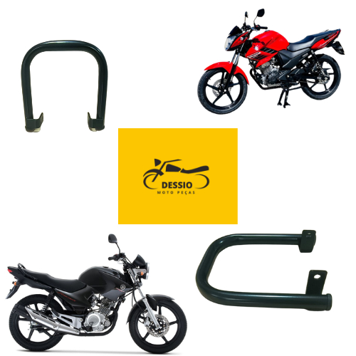 Barra Estabilizadora YAMAHA Factor 125 2009 a 2024 Fazer Factor 150  2009 a 2024 preta