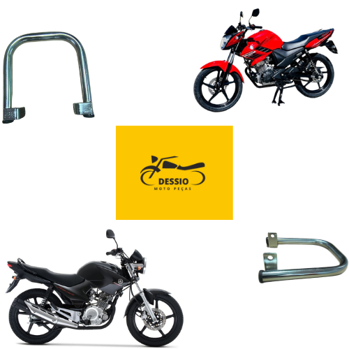 Barra Estabilizadora YAMAHA Factor 125 2009 a 2024 Fazer  Factor 150  2009 a 2024 cromada