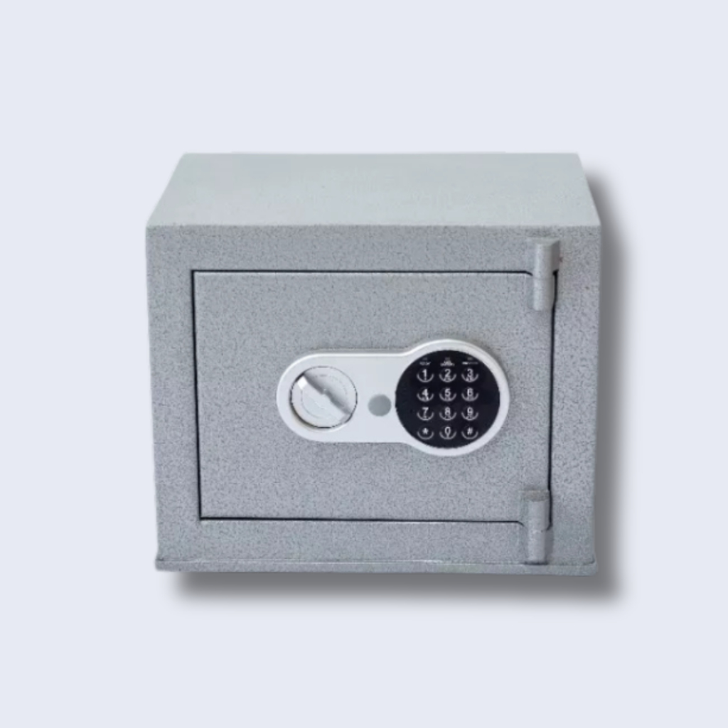 Cofre Digital Eletrônic Concretado Pesado Para Armas Curtas