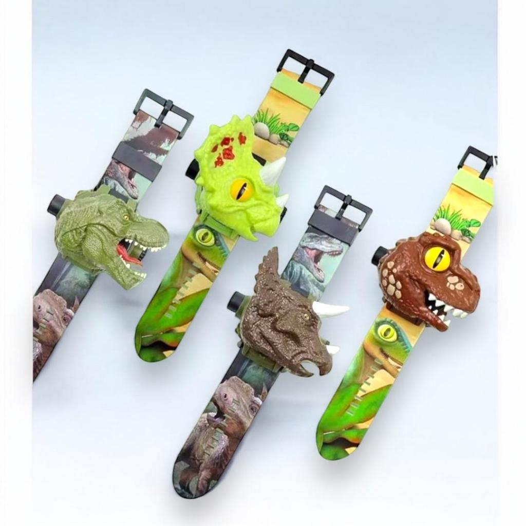 Relógio Dinoussauro Infantil Meninos Projeção Dinossauro Brinquedo Infatil de Projeção Brinquedo Criança