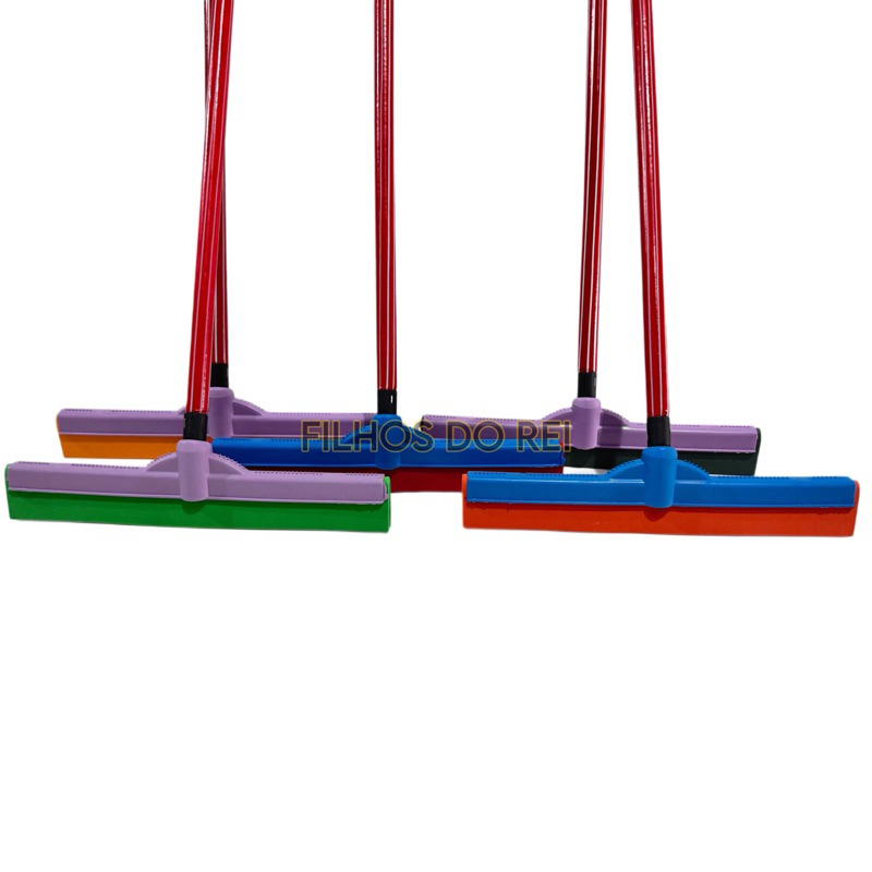 kit 5 rodos de 30cm plástico com 5 cabos em Oferta na Shopee