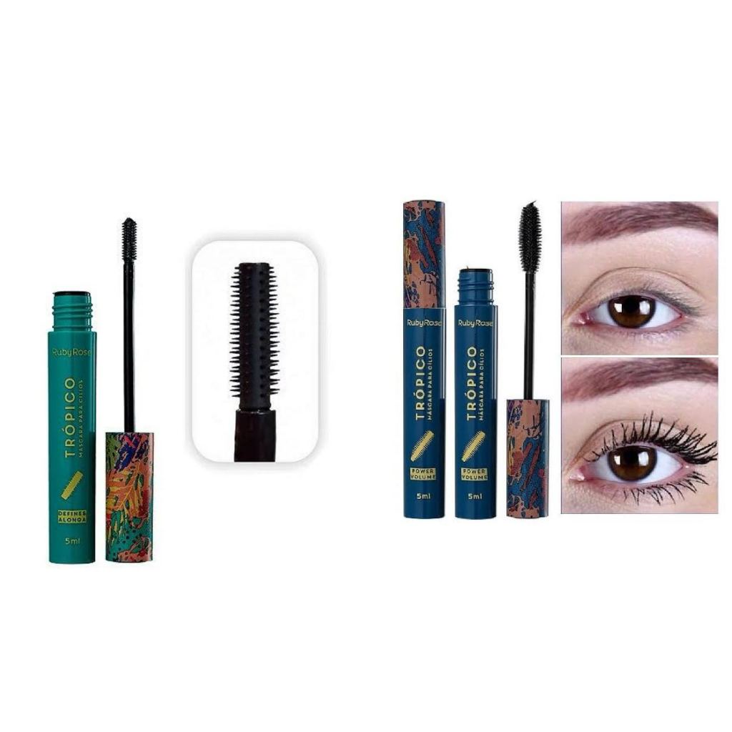 TROPICO Mascara Para Cilios Power Volume - Rubyrose em Oferta na Shopee