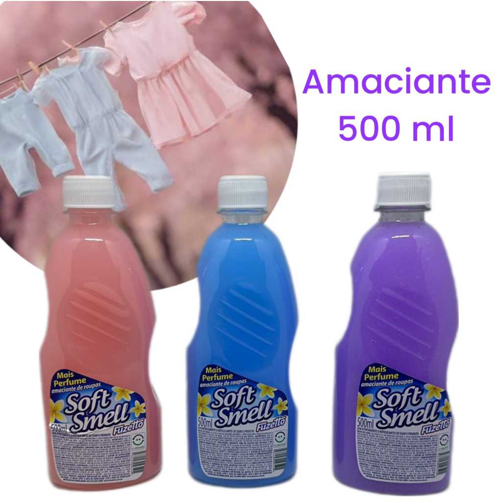 Amaciante Soft Smell 500ml Roupas Perfumadas