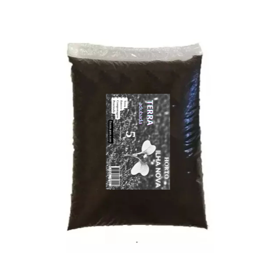 Terra Vegetal Adubada Orgânica Planta/vaso/jardim