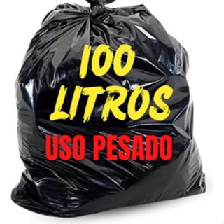 Saco De Lixo 100 LT Reforçado Grosso Uso Pesado Cor Preto em Oferta na Shopee