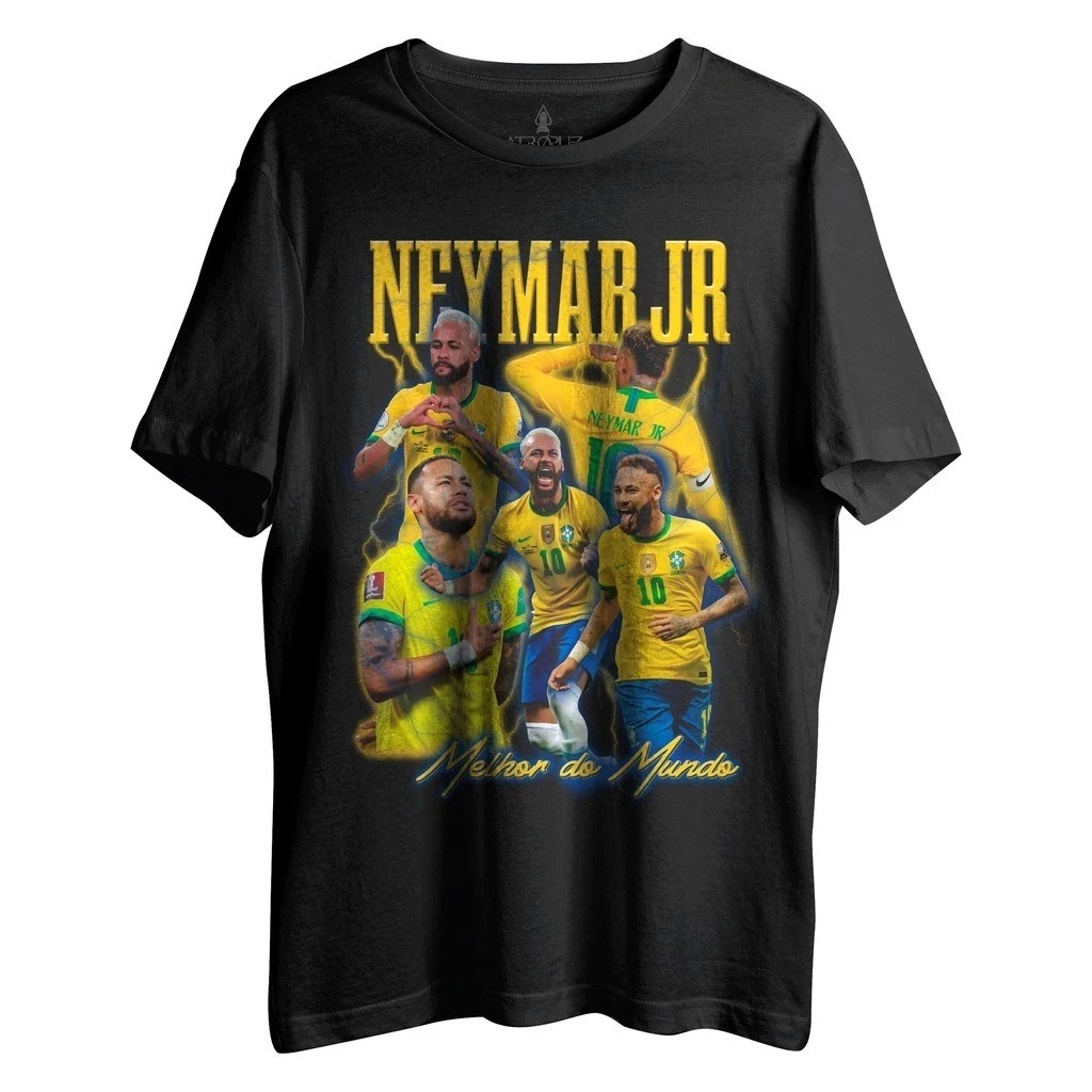 Camiseta 100% Algodão Unissex Neymar Jr