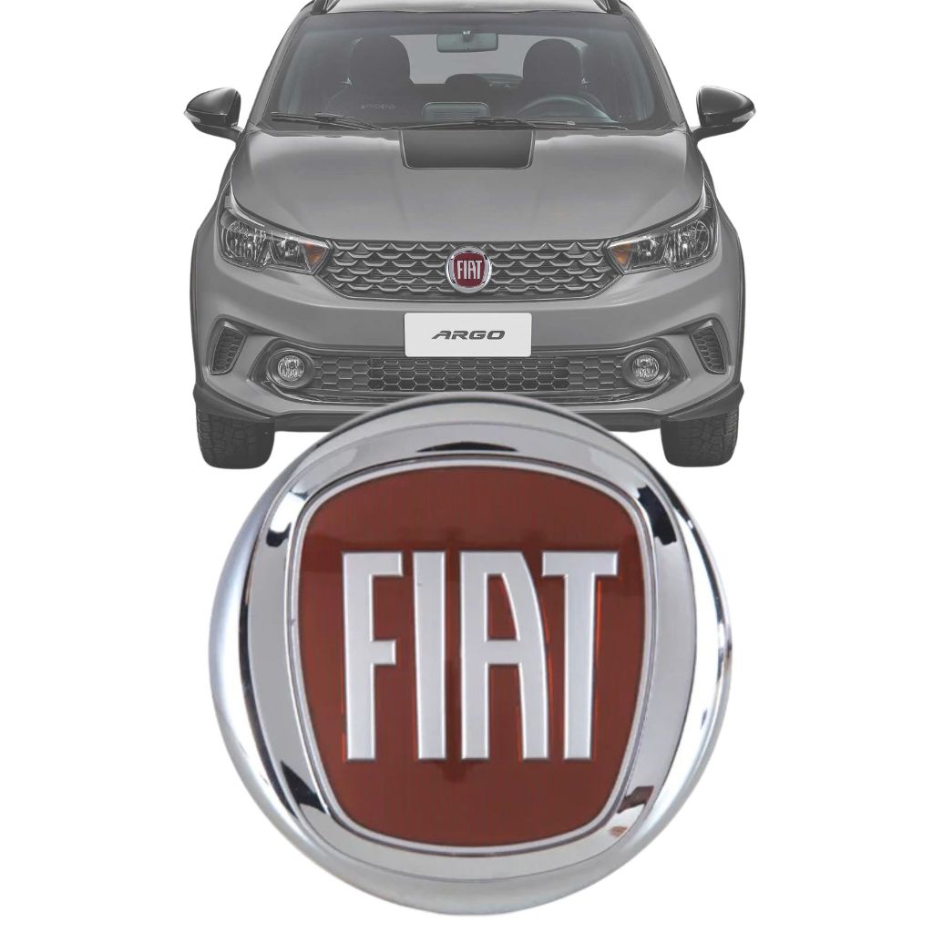 EMBLEMA FIAT ARGO CRONOS 2018 2019 2020 DUCATO 2009 10 11 12 13... GRADE DIANTEIRO