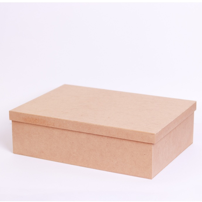 CAIXA TAMPA SAPATO MDF 20x30x10cm - 3MM - PARA LEMBRANÇAS, FESTAS, PINTURA
