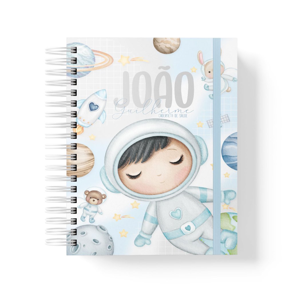 Caderneta de Saúde/Vacinação ATUALIZADA Capa Dura Personalizada do bebê e da criança VÁRIOS TEMAS Menino