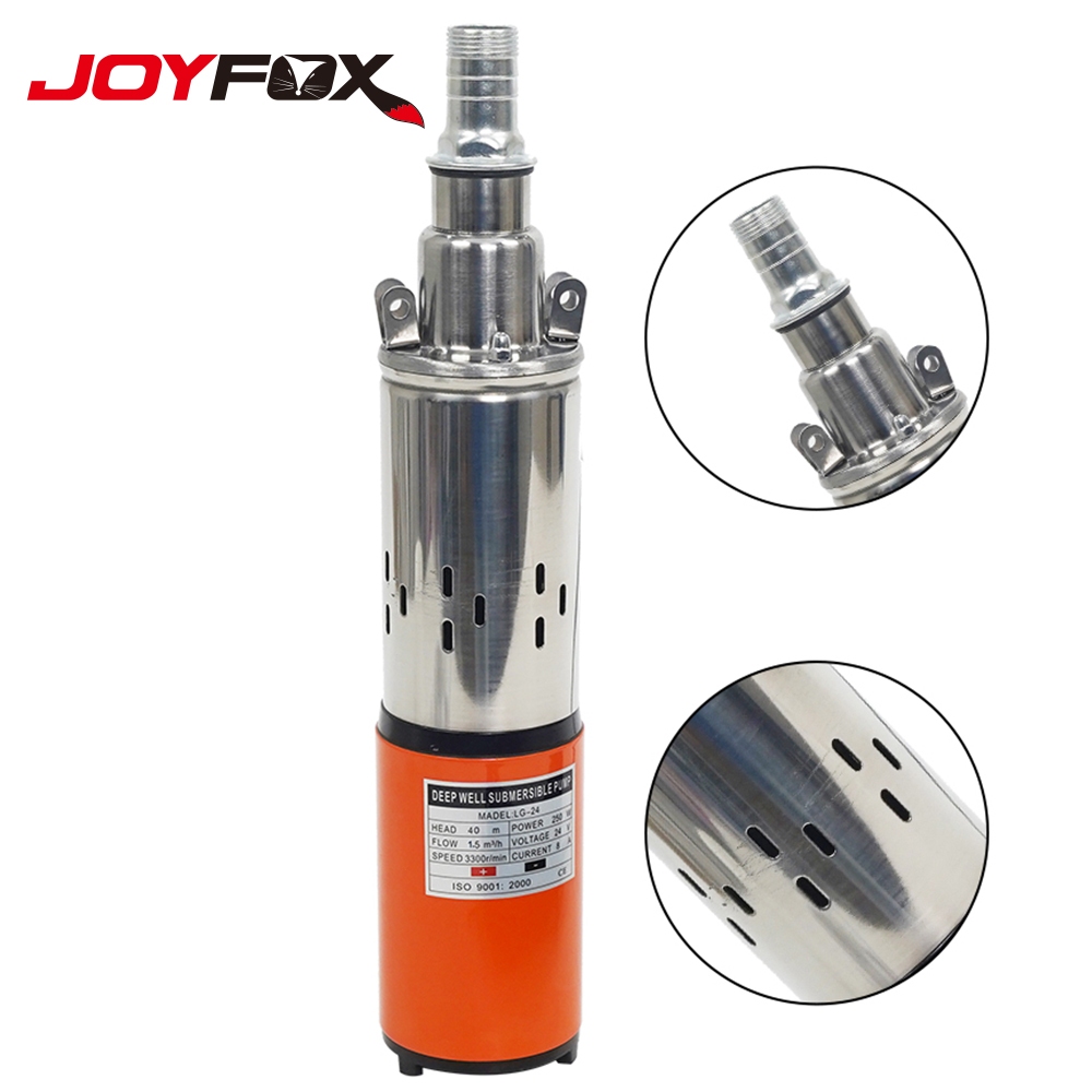 24v 250w Bomba D'agua Solar Submersa Dc Submersível 1pol Inox 24v 250w
