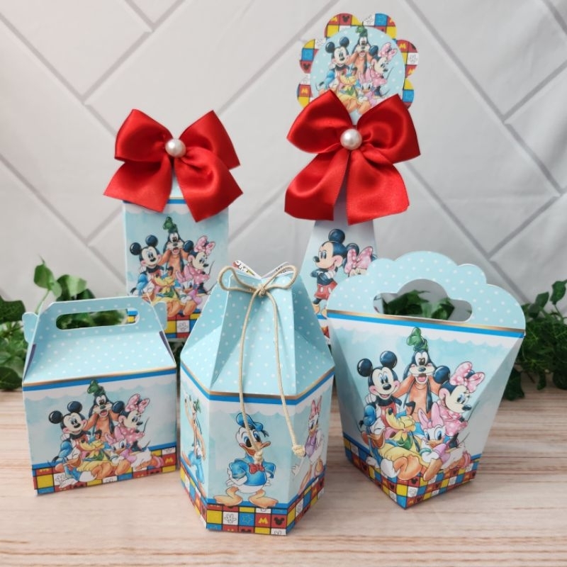 Turma do Mickey Kit Personalizado l Kit Festa l Lembrancinha l Aniversario l Caixinhas Personalizadas l Festa Infantil