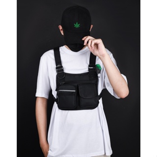 Mochila tática leve e versátil para atividades ao ar livre - bolsa de peito masculina esportiva estilo casual em Oferta na Shopee