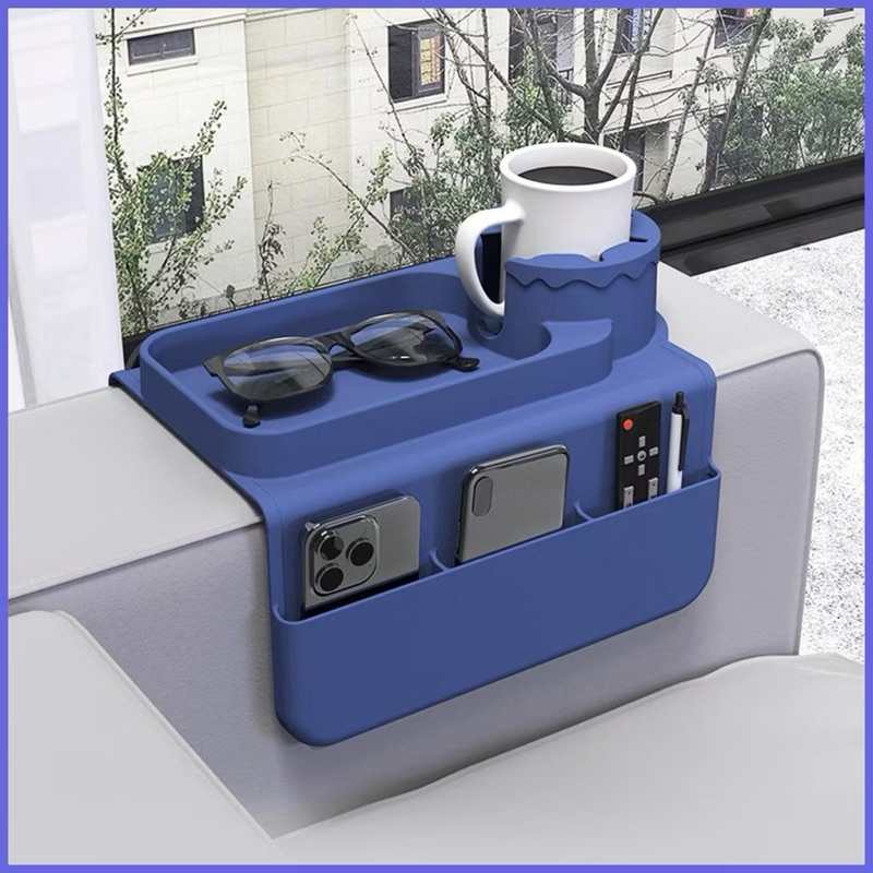 Bandeja Organizador De sofá Apoio De Braço De Silicone Isolamento Térmico Dobrável Porta Copos-envio imediato em Oferta na Shopee