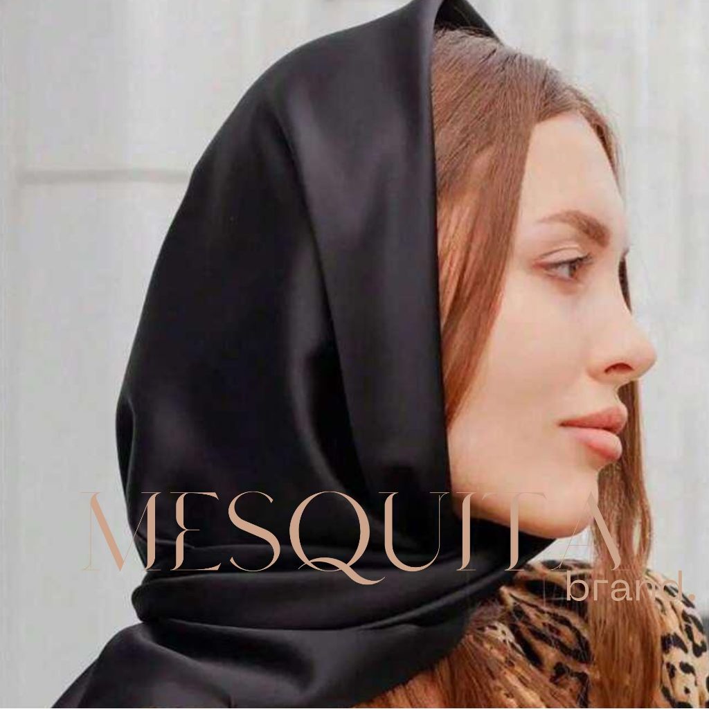 Bandana Lenço de Cetim Liso Feminino Acessório Cabeça Pescoço Oferta em Oferta na Shopee