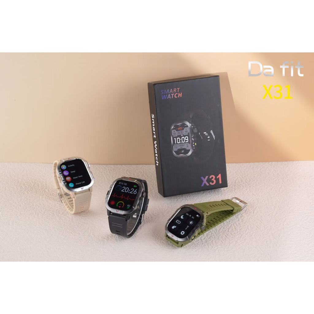 -Bemtevi-Smartwatch X31 à prova d'água Relógio inteligente IP68 Monitor De Freqüência Cardíaca Smart Watch Pa