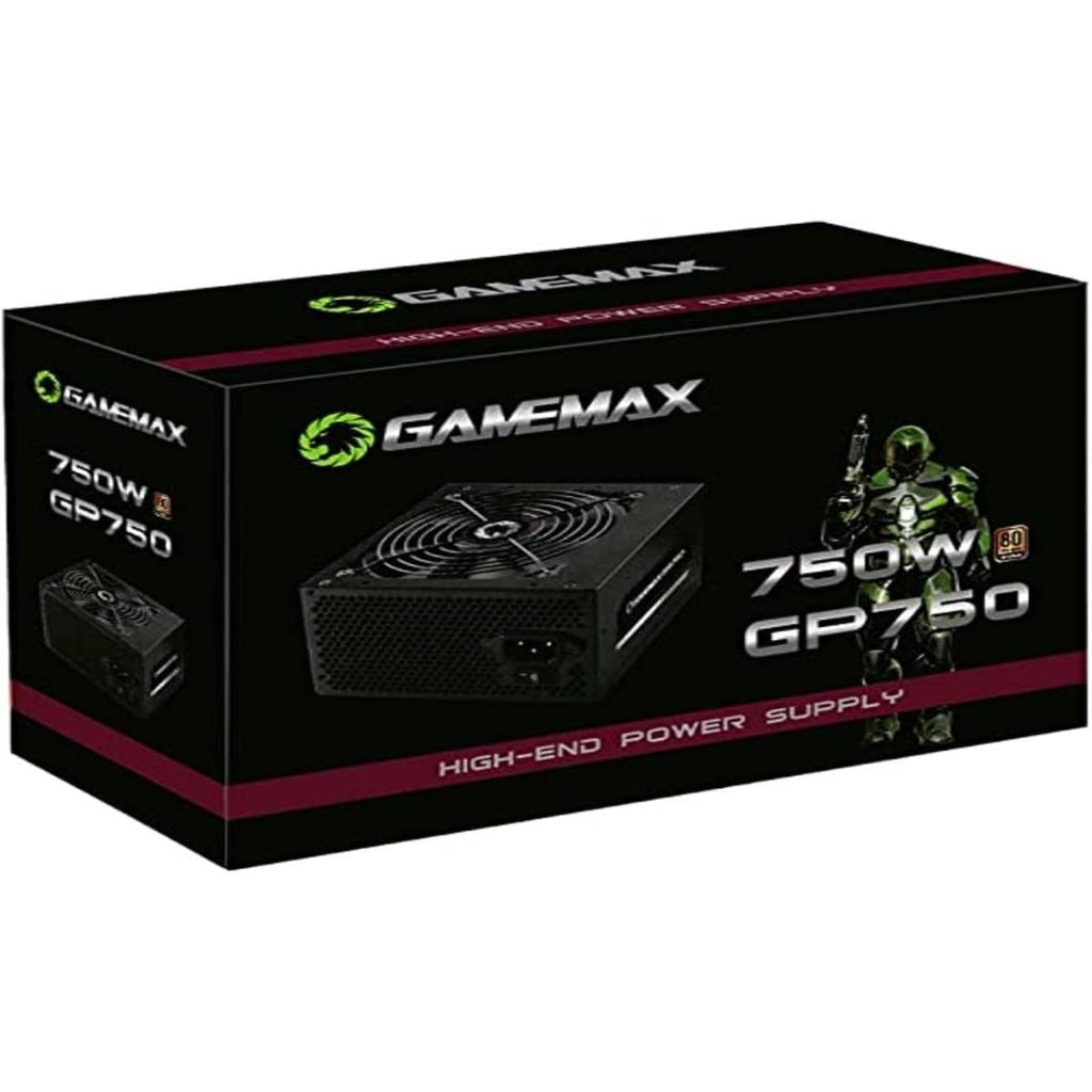 Fonte De Alimentacao 750w Gp750 80 Plus Bronze Gamemax 110v/220v Bivolts