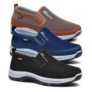 Kit 3 Pares de Tenis Sapatilha Mocassim Masculino Casual Adventure de Trilha Reforçado Impermeável Com Solado Costurado