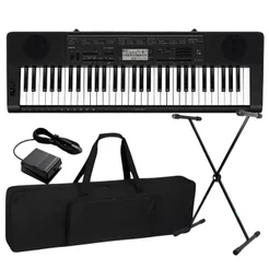 Kit Teclado Musical Casio Profissional Ctk3500 + Capa Suporte Pedal