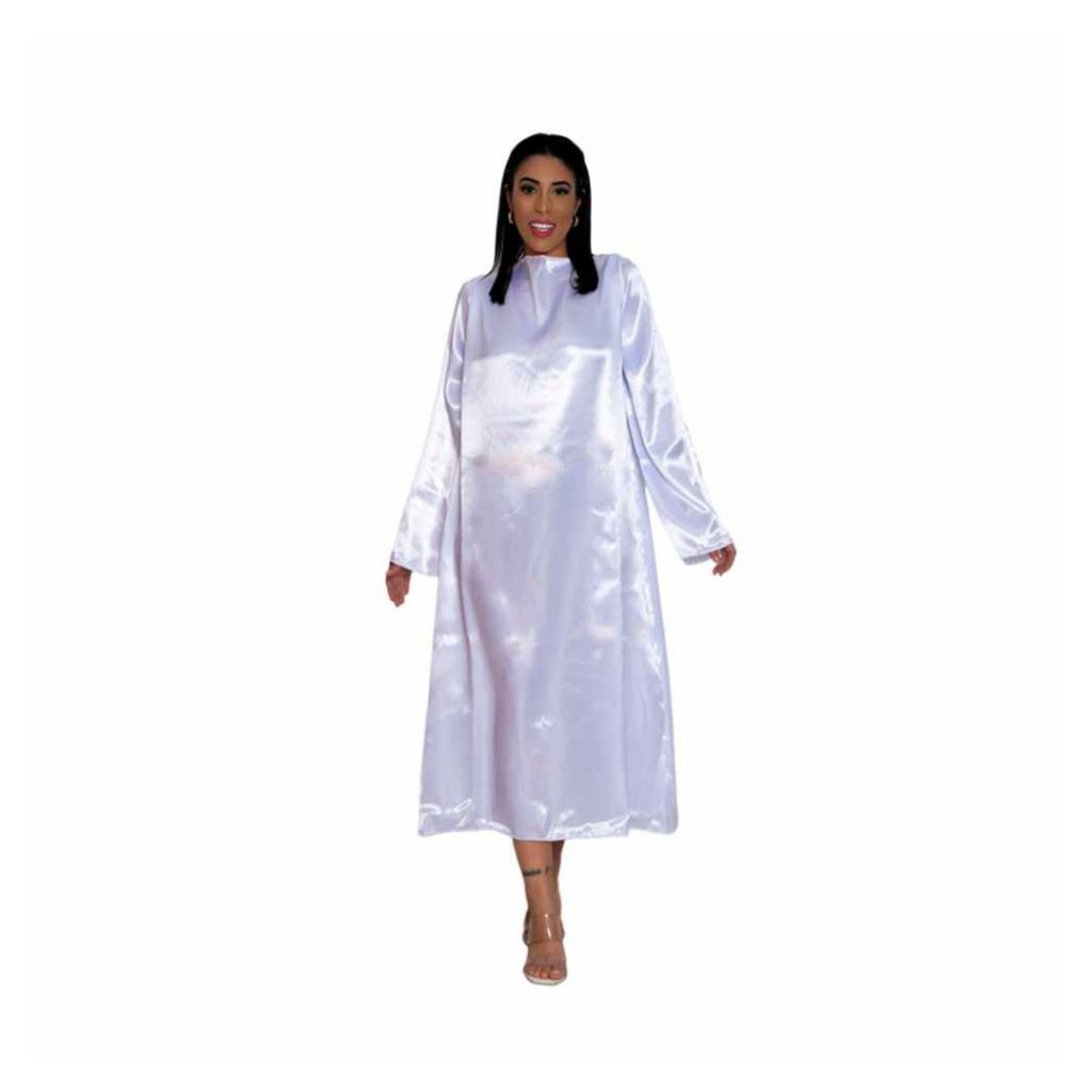 Fantasia de Anjo Adulto Unissex Túnica Anjinho Querubim Bata Capa Coroação