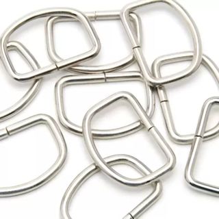 Meia Argola 4 cm / 40mm Niquelado Borda Fina - 50 Und. em Oferta na Shopee