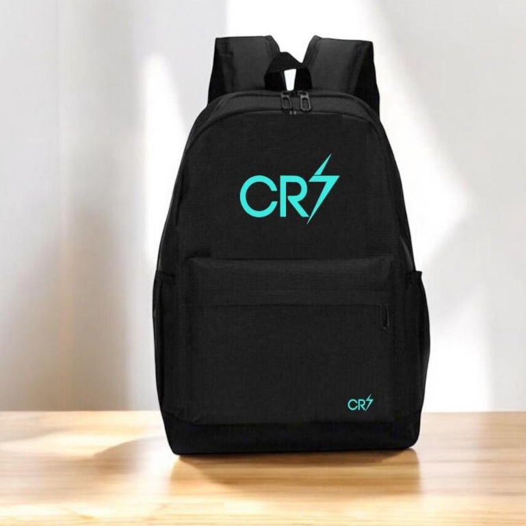 Mochila Menino Masculino CR7 Espaçosa com Bolso Lateral em Oferta na Shopee