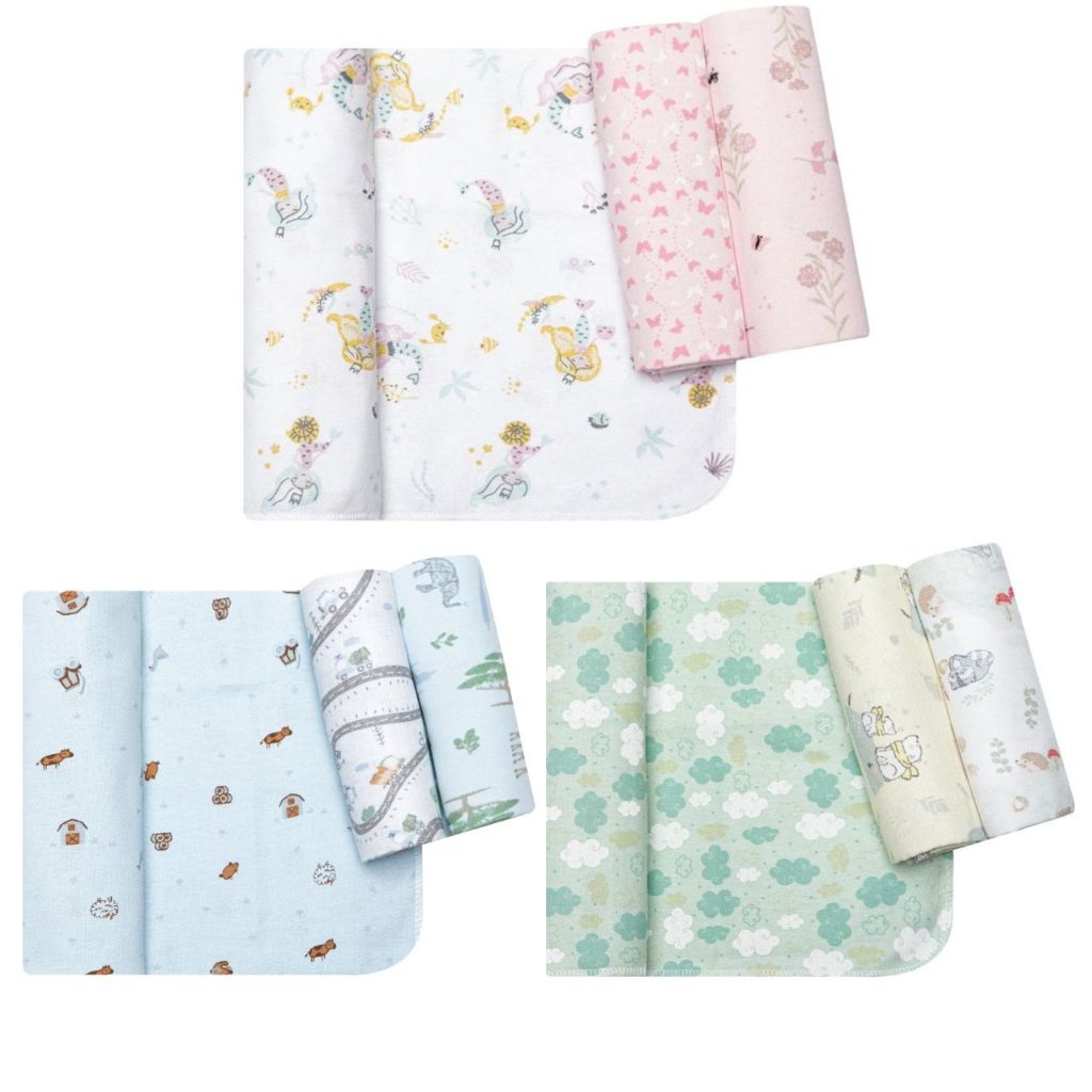 Kit 3 unidades - Manta Cueiro Flanelado Papi 100cm x 80 cm