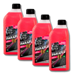 KIT 4 PARAFLU ( PRONTO PARA USO ) ROSA 1L.