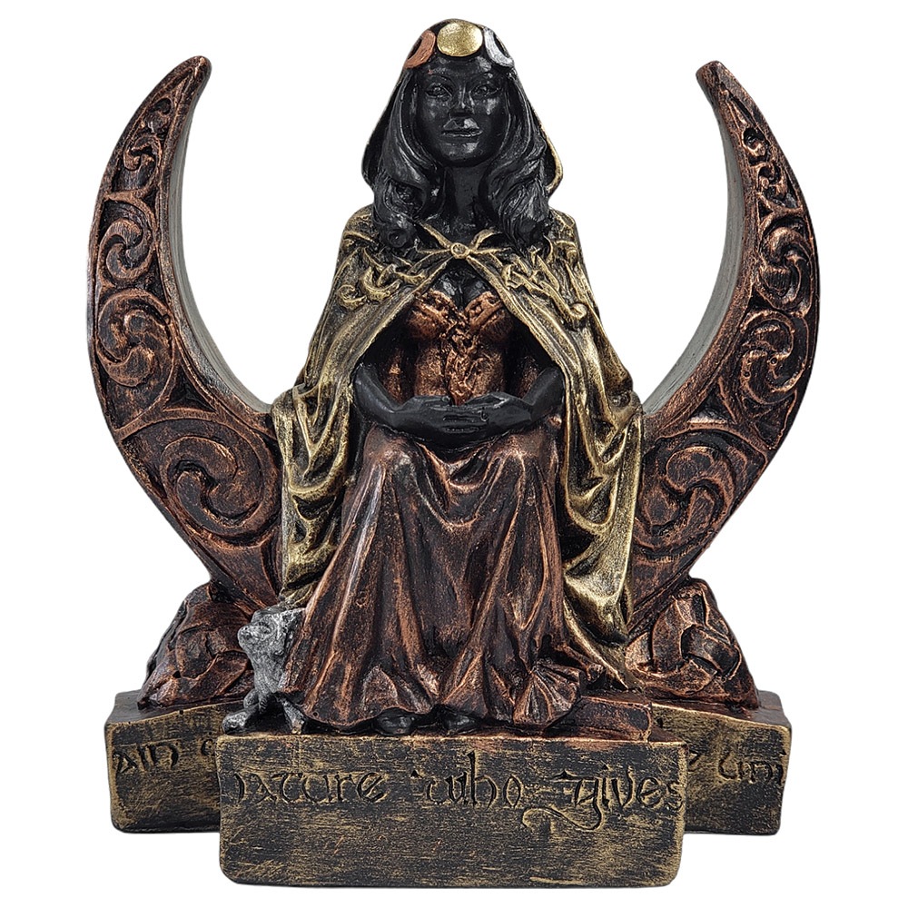 Deusa Lua Deusa Wicca Personificação Feminina Mulher C/ 20cm
