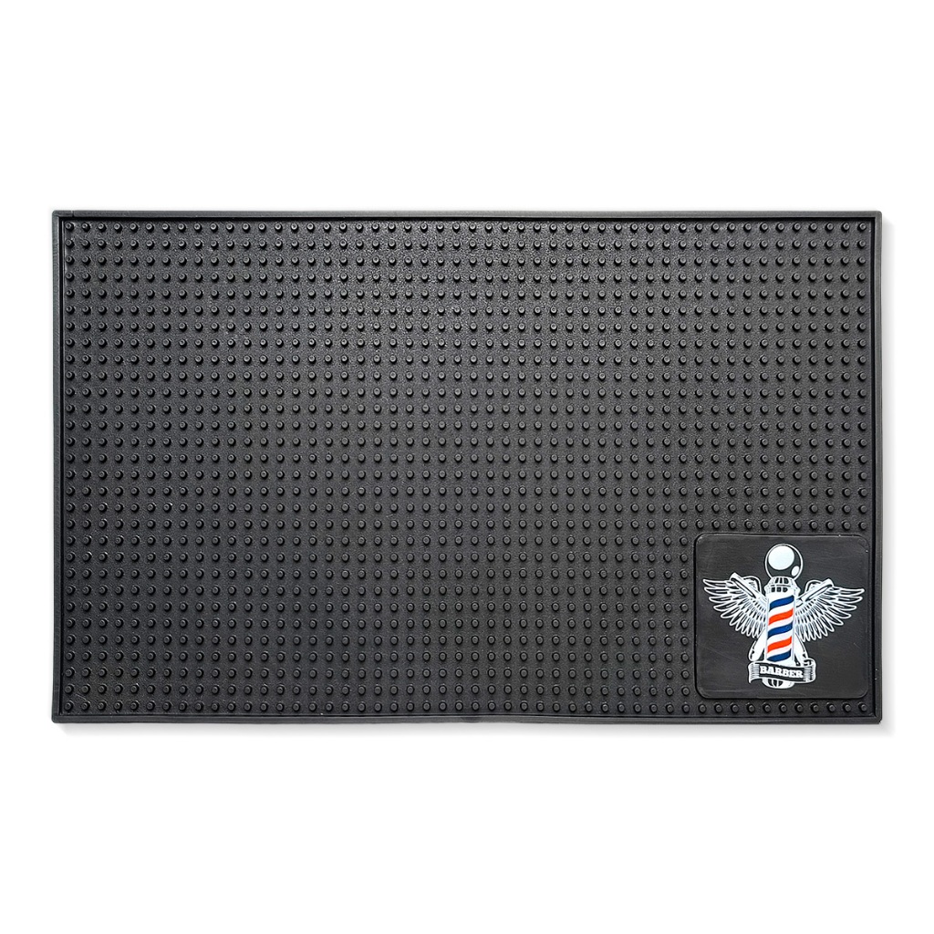 Tapete De Bancada Emborrachado Antiderrapante Para Barbeiro Barbearia