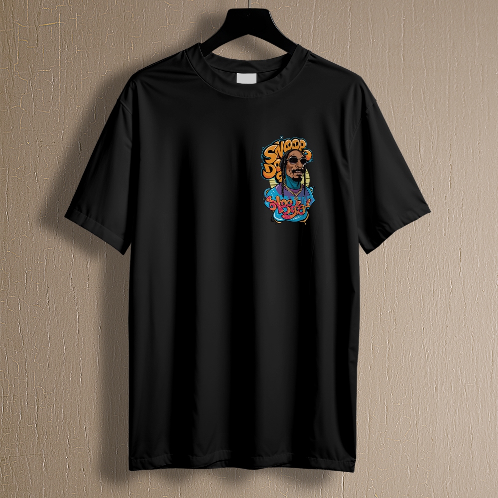 Camisa Camiseta Streetwear Estampa Oversized Snoop Dogg REF 2301 Home Custom